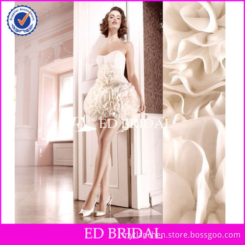 ssw006 2013 new style sexy short strapless ruffled wedding dresses